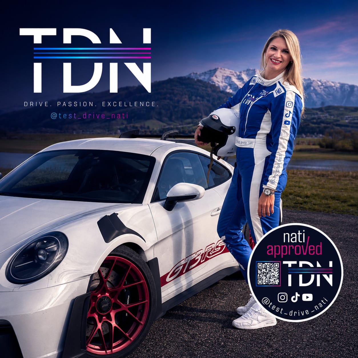 Test Drive Nati, Branding, Supercars, Automotive Design